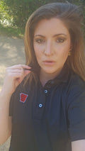 Short Sleeve Polo with State of Arkansas Emblem