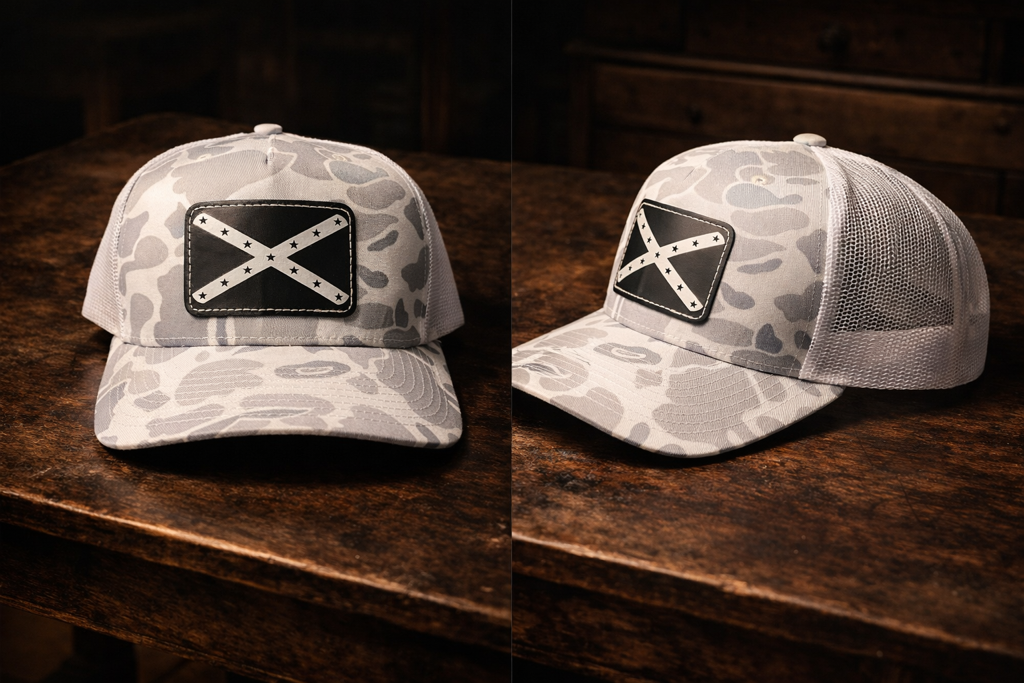 Ghost Camo Battle Flag Hat