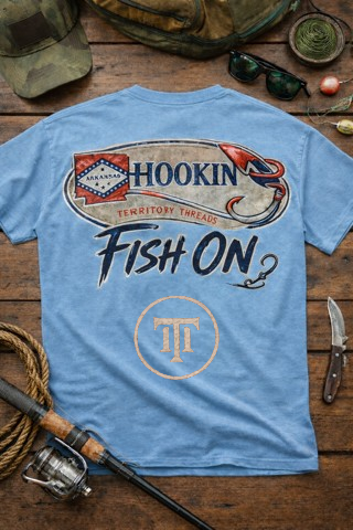 Hookin Fish On Arkansas T-shirt