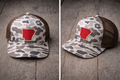 Duck Camo Hat with Arkansas State Embroidered