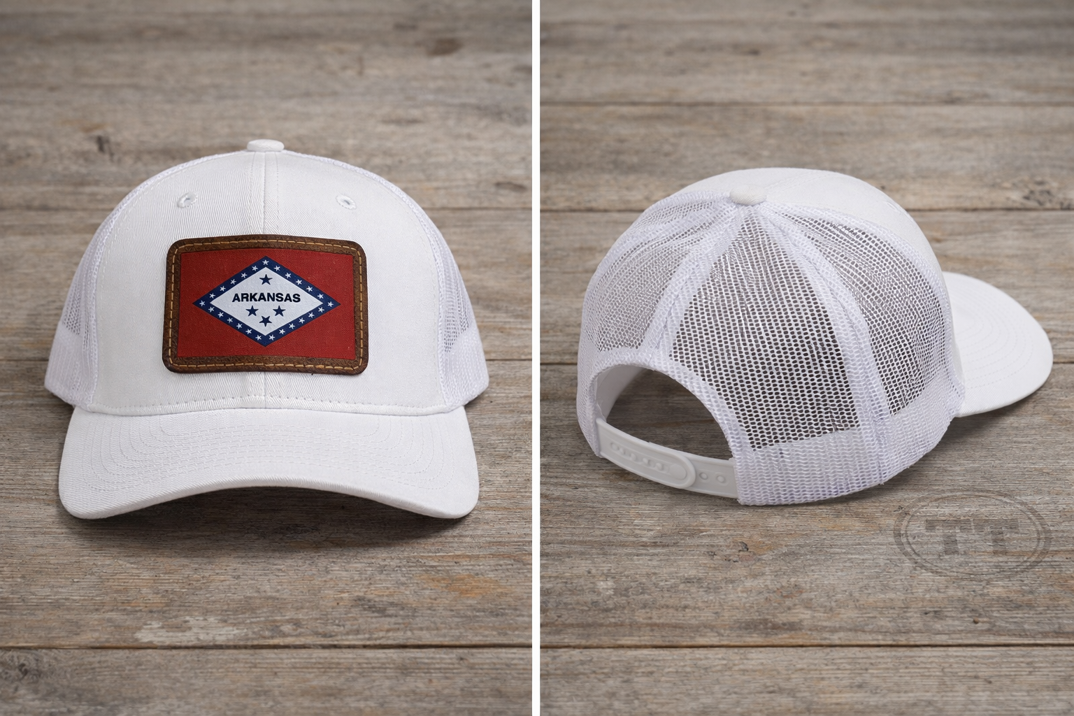 White Hat with Arkansas Flag