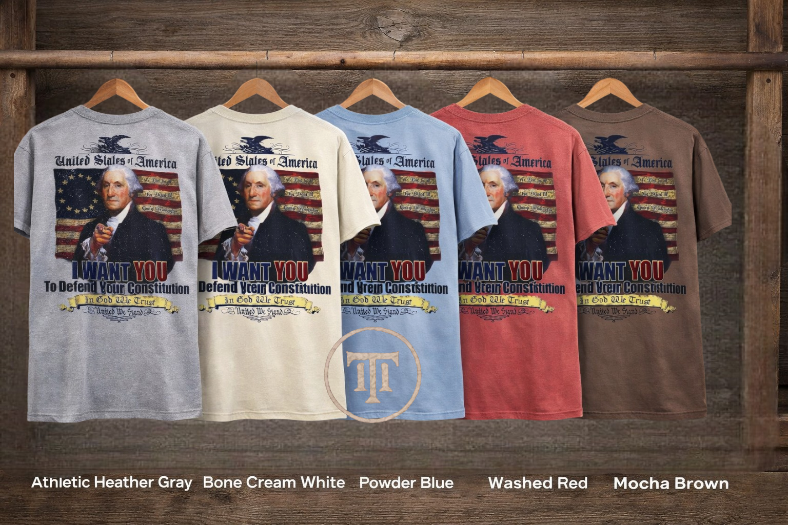 George Washington-Defend Your Constitution T Shirt