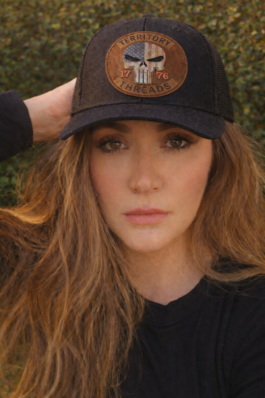 Territory Threads 1776 American Skull Hat